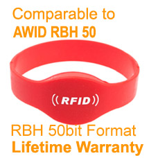 rbh 50 key card wristband
